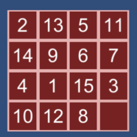 Puzzle 15 icona