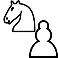 Horse chess puzzle icona